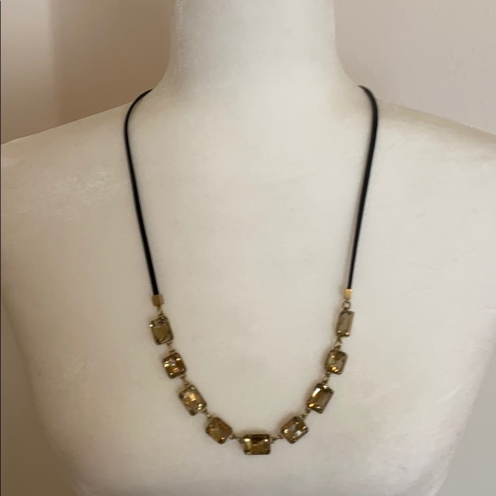 Stella&Dot vintage stone lariat necklace